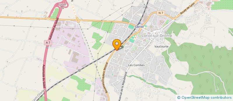 localisation de l'entreprise MONSIEUR MICKAEL BAGEIN  LORIOL-SUR-DROME