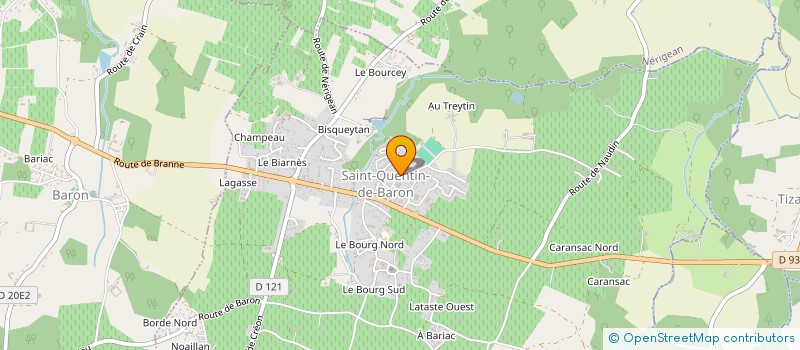 localisation de l'entreprise MONSIEUR MICKAEL BALLOT  SAINT-QUENTIN-DE-BARON