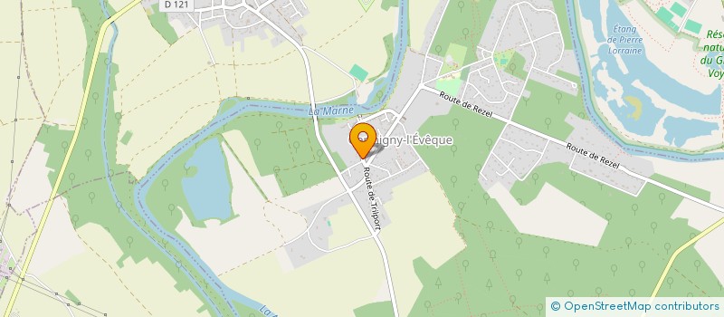 localisation de l'entreprise MONSIEUR MICKAEL BANGARD  GERMIGNY-L'EVEQUE