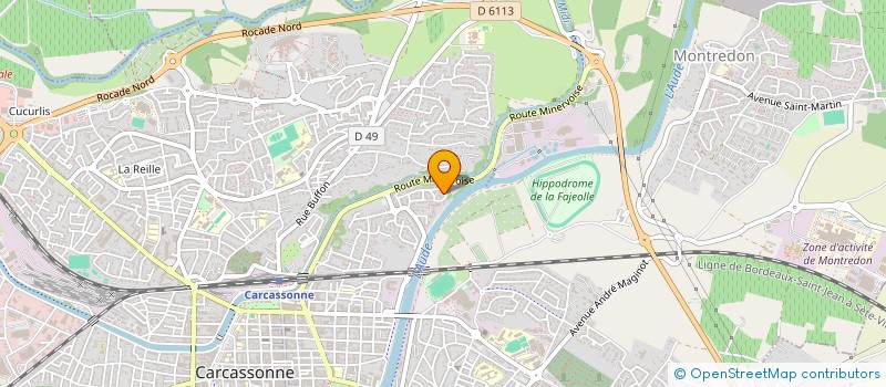 localisation de l'entreprise MONSIEUR MICKAEL BANQUET  CARCASSONNE