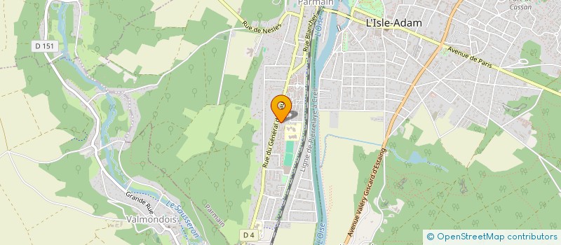 localisation de l'entreprise MONSIEUR MICKAEL BAPTISTA  PARMAIN