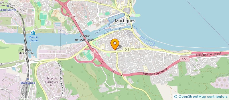 localisation de l'entreprise MONSIEUR MICKAEL BARANDONI  MARTIGUES