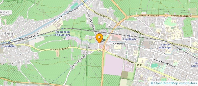 localisation de l'entreprise MONSIEUR MICKAEL BARBARA  WINTZENHEIM