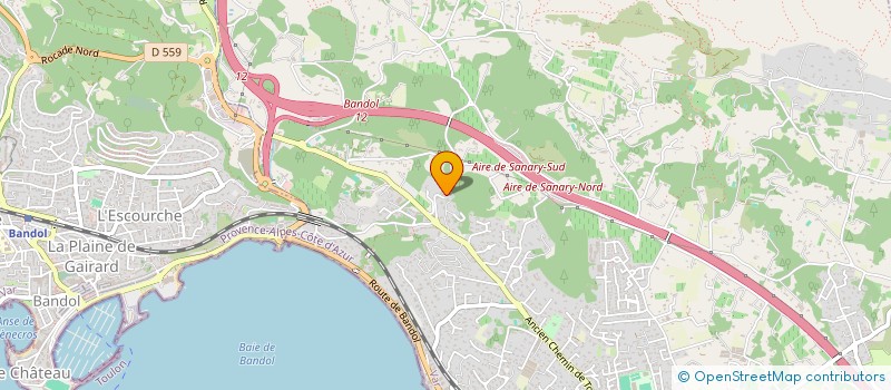 localisation de l'entreprise MONSIEUR MICKAEL BARBERO à SANARY-SUR-MER