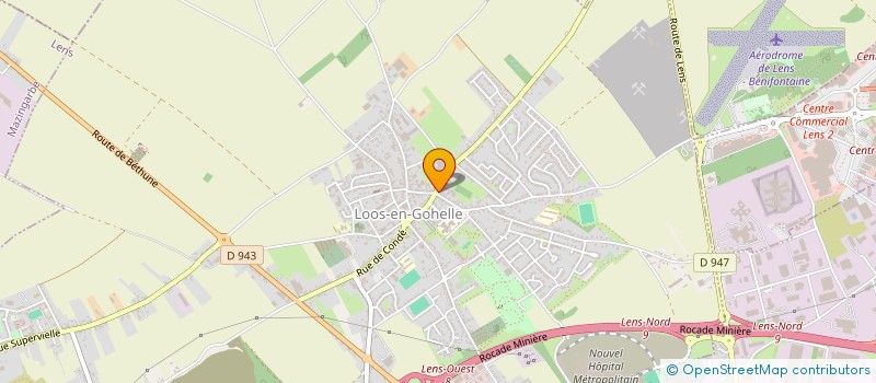 localisation de l'entreprise MONSIEUR MICKAEL BARDET  LOOS-EN-GOHELLE