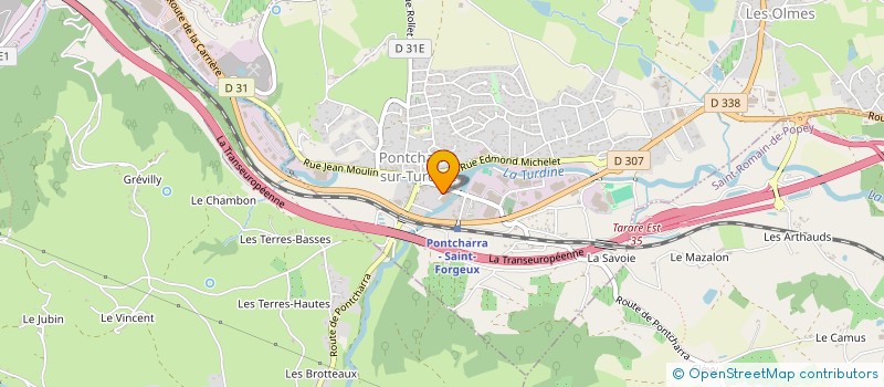 localisation de l'entreprise MONSIEUR MICKAEL BARDOUX  VINDRY-SUR-TURDINE