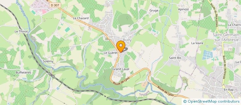 localisation de l'entreprise MONSIEUR MICKAEL BARGUES  BULLY