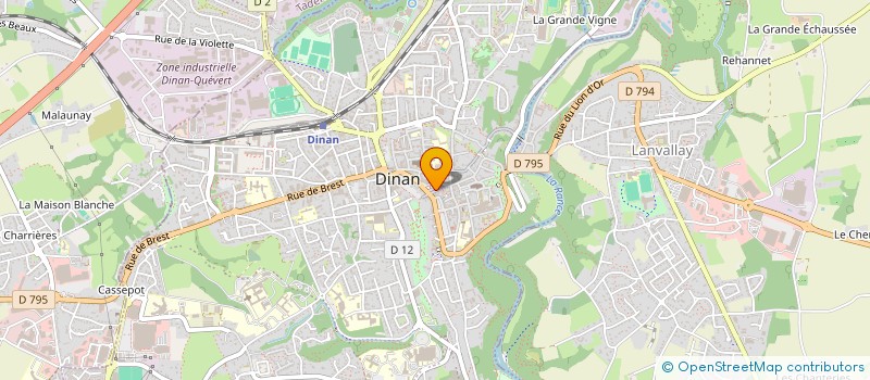 localisation de l'entreprise MONSIEUR MICKAEL BARON à DINAN