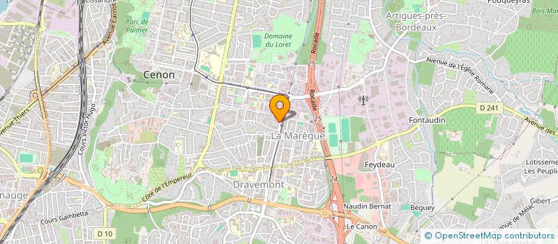 localisation de l'entreprise MONSIEUR MICKAEL BARONNET à CENON