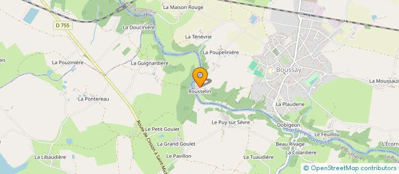 localisation de l'entreprise MONSIEUR MICKAEL BAROTIN  BOUSSAY