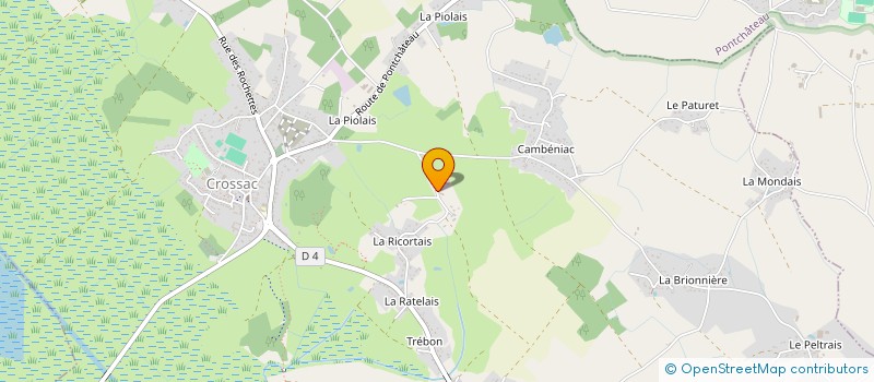 localisation de l'entreprise MONSIEUR MICKAEL BARTAUD à CROSSAC