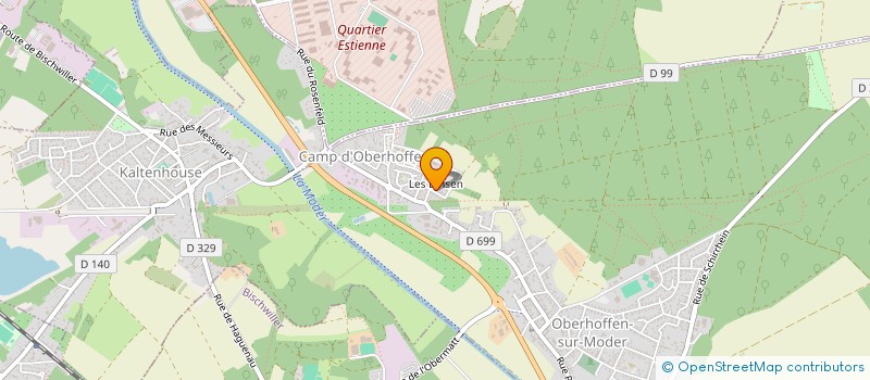 localisation de l'entreprise MONSIEUR MICKAEL BASAY  OBERHOFFEN-SUR-MODER