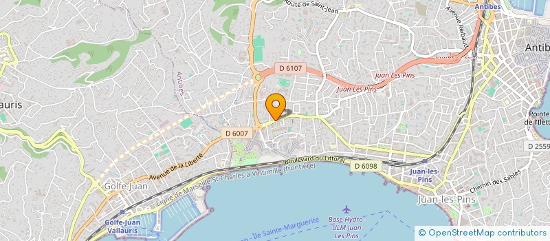localisation de l'entreprise MONSIEUR MICKAEL BATISTA à ANTIBES