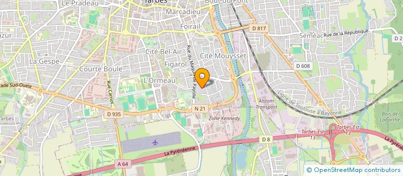 localisation de l'entreprise MONSIEUR MICKAEL BATO-BUENO  TARBES