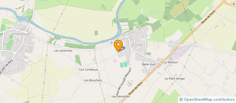 localisation de l'entreprise MONSIEUR MICKAEL BAUCHAUT  CORZE