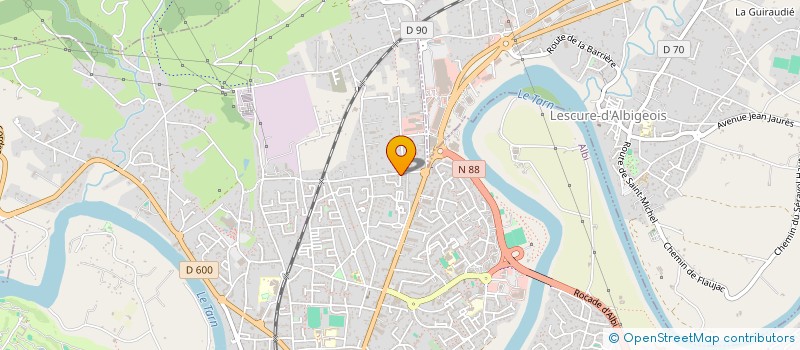 localisation de l'entreprise MONSIEUR MICKAEL BAUDET  SAINT-CIRGUE