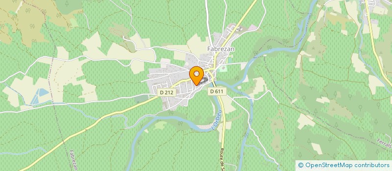 localisation de l'entreprise MONSIEUR MICKAEL BAUDOUIN  FABREZAN