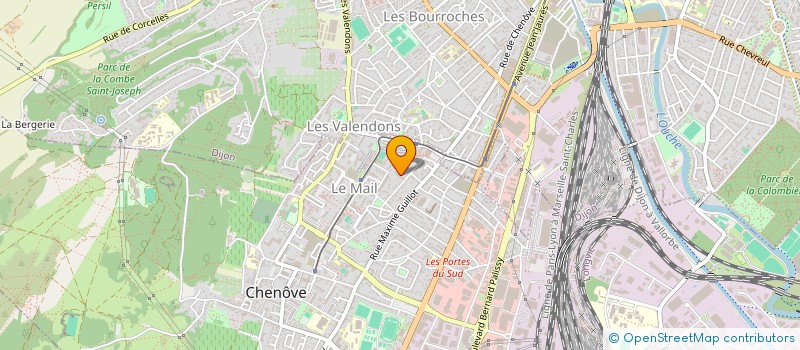 localisation de l'entreprise MONSIEUR MICKAEL BAUDSON  CHENOVE