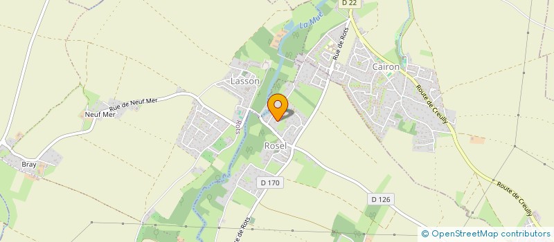 localisation de l'entreprise MONSIEUR MICKAEL BAUE  MOULINS-EN-BESSIN