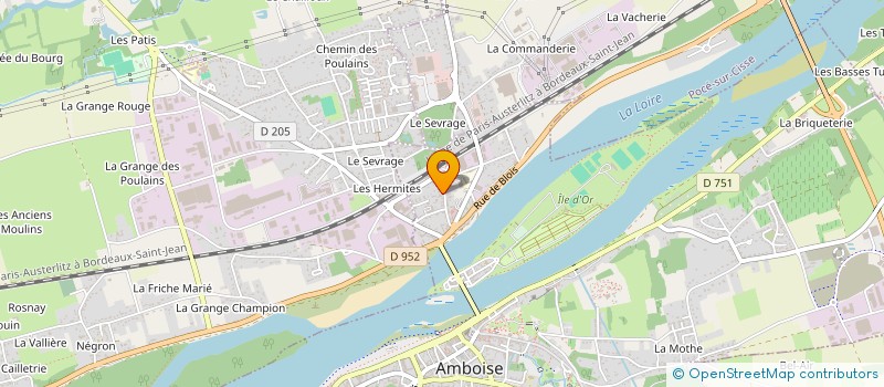 localisation de l'entreprise MONSIEUR MICKAEL BAYARD  AMBOISE