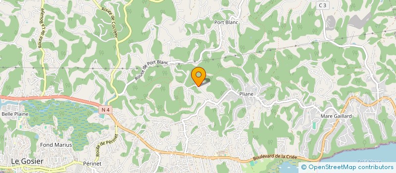 localisation de l'entreprise MONSIEUR MICKAEL BAZAR  LE GOSIER