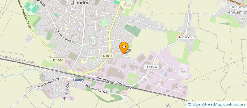 localisation de l'entreprise MONSIEUR MICKAEL BAZIN  CAUDRY