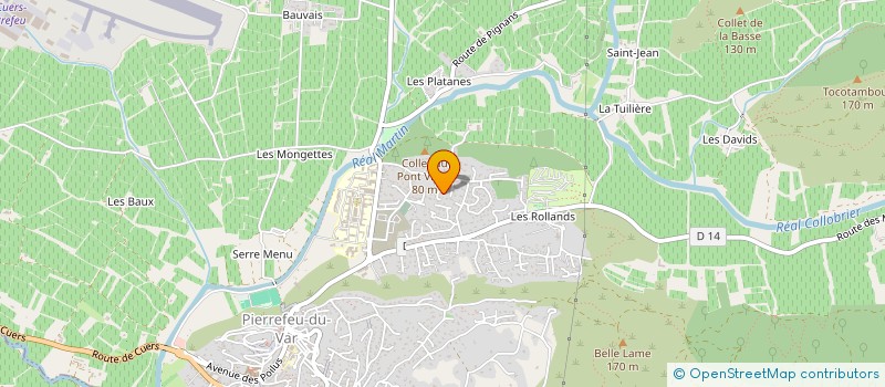 localisation de l'entreprise MONSIEUR MICKAEL BEAUVOIS  PIERREFEU-DU-VAR