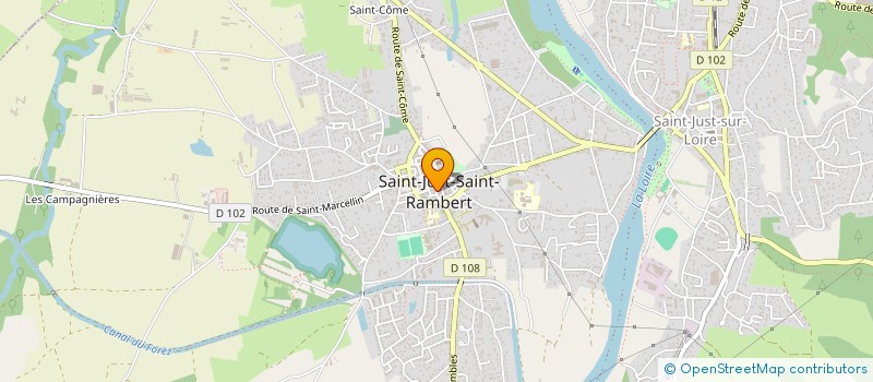 localisation de l'entreprise MONSIEUR MICKAEL BECKERT à SAINT-JUST-SAINT-RAMBERT