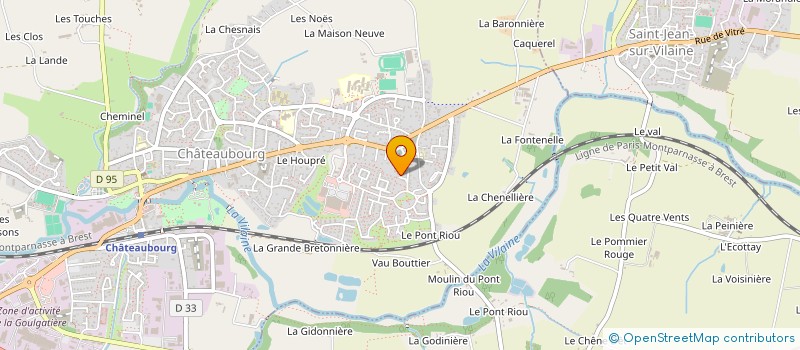 localisation de l'entreprise MONSIEUR MICKAEL BEDIER  CHATEAUBOURG