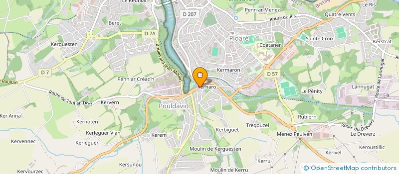 localisation de l'entreprise MONSIEUR MICKAEL BEGOT  DOUARNENEZ