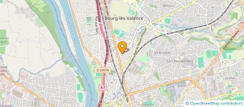 localisation de l'entreprise MONSIEUR MICKAEL BEGOT  BOURG LES VALENCE