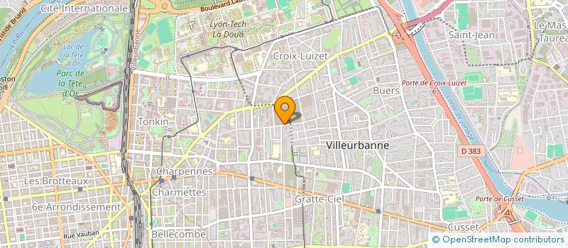 localisation de l'entreprise MONSIEUR MICKAEL BELASSEIN  VILLEURBANNE