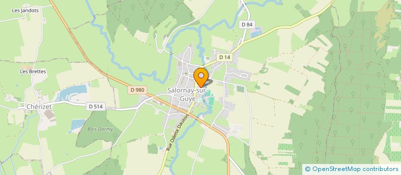 localisation de l'entreprise MONSIEUR MICKAEL BELLIARD  CRECHES-SUR-SAONE