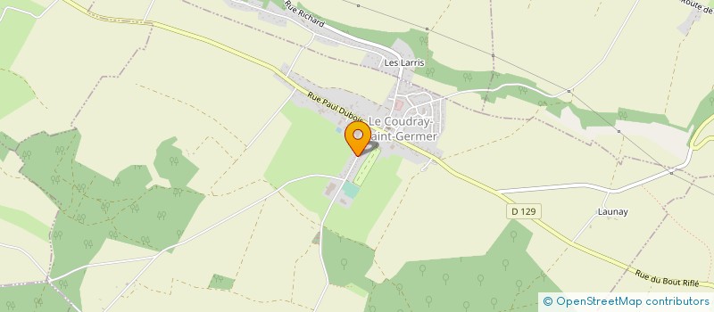 localisation de l'entreprise MONSIEUR MICKAEL BEN DJEBBOUR  LE COUDRAY-SAINT-GERMER