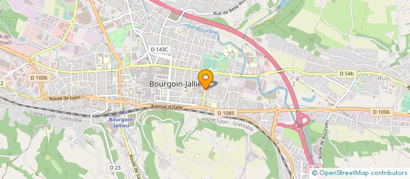 localisation de l'entreprise MONSIEUR MICKAEL BENAMANE à BOURGOIN-JALLIEU