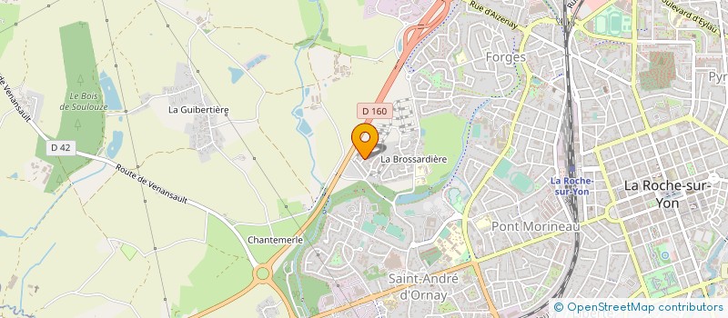 localisation de l'entreprise MONSIEUR MICKAEL BENET à LA ROCHE-SUR-YON