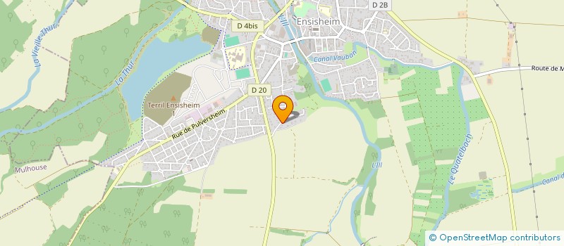 localisation de l'entreprise MONSIEUR MICKAEL BERCY  ENSISHEIM