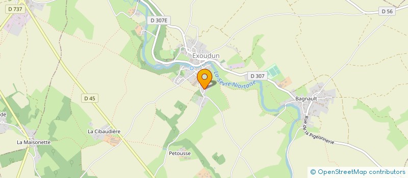 localisation de l'entreprise MONSIEUR MICKAEL BERGER  EXOUDUN