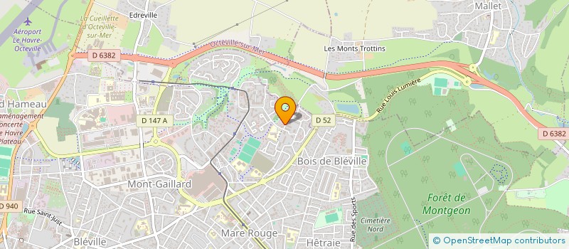 localisation de l'entreprise MONSIEUR MICKAEL BERNARD à LE HAVRE