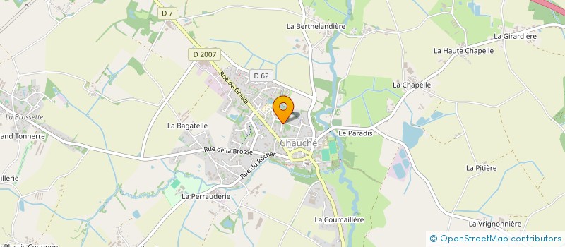 localisation de l'entreprise MONSIEUR MICKAEL BERNIER  CHAUCHE