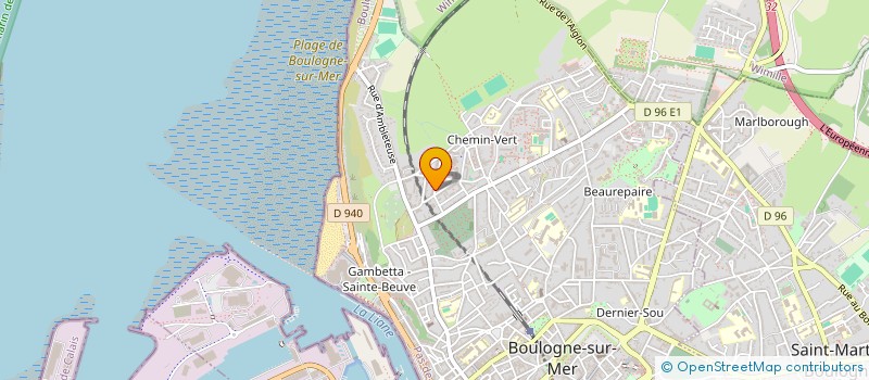 localisation de l'entreprise MONSIEUR MICKAEL BERQUEZ  BOULOGNE-SUR-MER