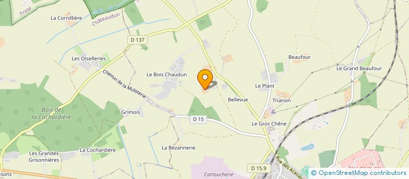 localisation de l'entreprise MONSIEUR MICKAEL BERTHAULT à BROU