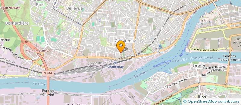 localisation de l'entreprise MONSIEUR MICKAEL BERTHOME à NANTES