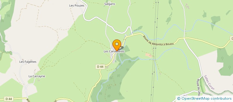 localisation de l'entreprise MONSIEUR MICKAEL BERTHOMIEU  SALLES-CURAN