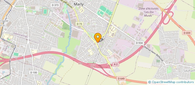 localisation de l'entreprise MONSIEUR MICKAEL BERTRAND  MARLY