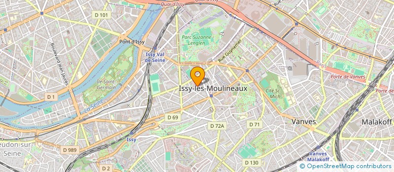 localisation de l'entreprise MONSIEUR MICKAEL BERTRAND à ISSY-LES-MOULINEAUX