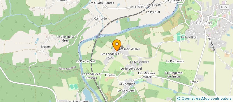 localisation de l'entreprise MONSIEUR MICKAEL BESNARD  PLECHATEL