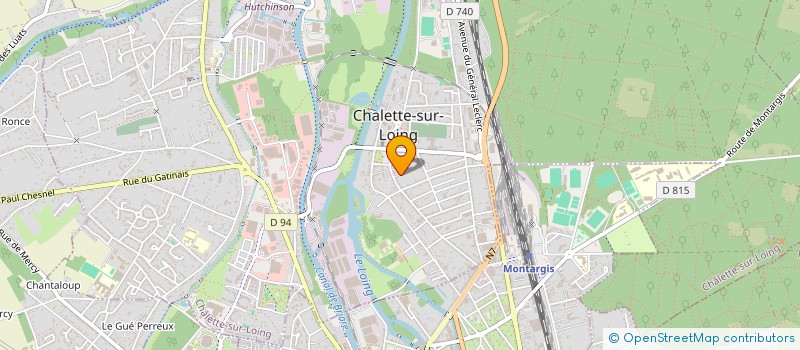 localisation de l'entreprise MONSIEUR MICKAEL BESSA  CHALETTE-SUR-LOING
