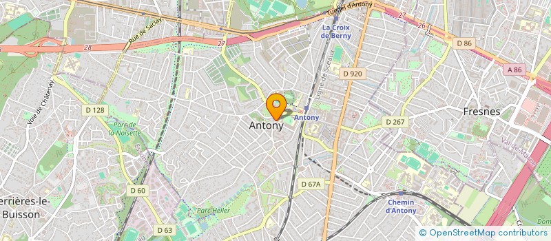 localisation de l'entreprise MONSIEUR MICKAEL BESSON à ANTONY