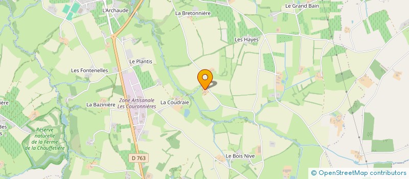 localisation de l'entreprise MONSIEUR MICKAEL BEUTIER  OREE D'ANJOU